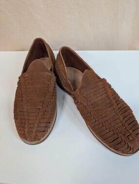 Huckberry Huarache Luca Loafers Men's Size 8 Brown Handcrafted (1150)